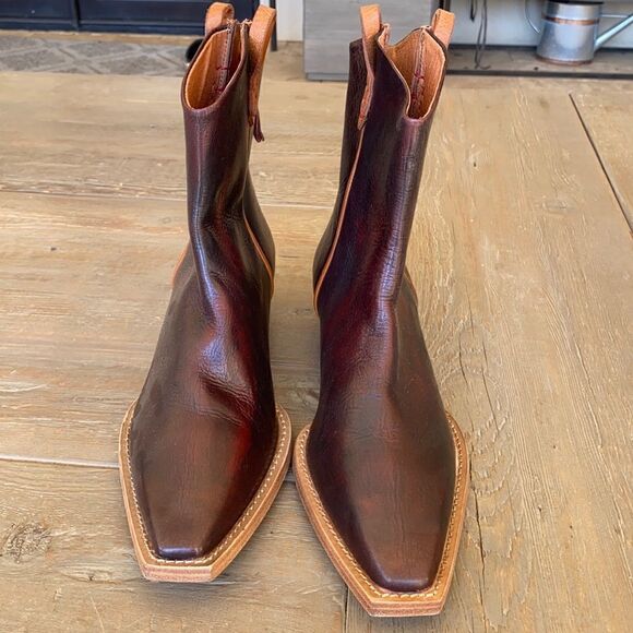 We The Free Wesley Western Ankle Boots – Brown Leather – US 11 – NWOB - Picture 7 of 15